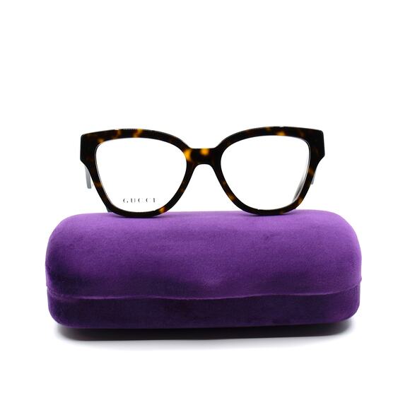 NEW GUCCI GG1424O 006 HAVANA AUTHENTIC EYEGLASSES FRAME - Picture 5 of 15